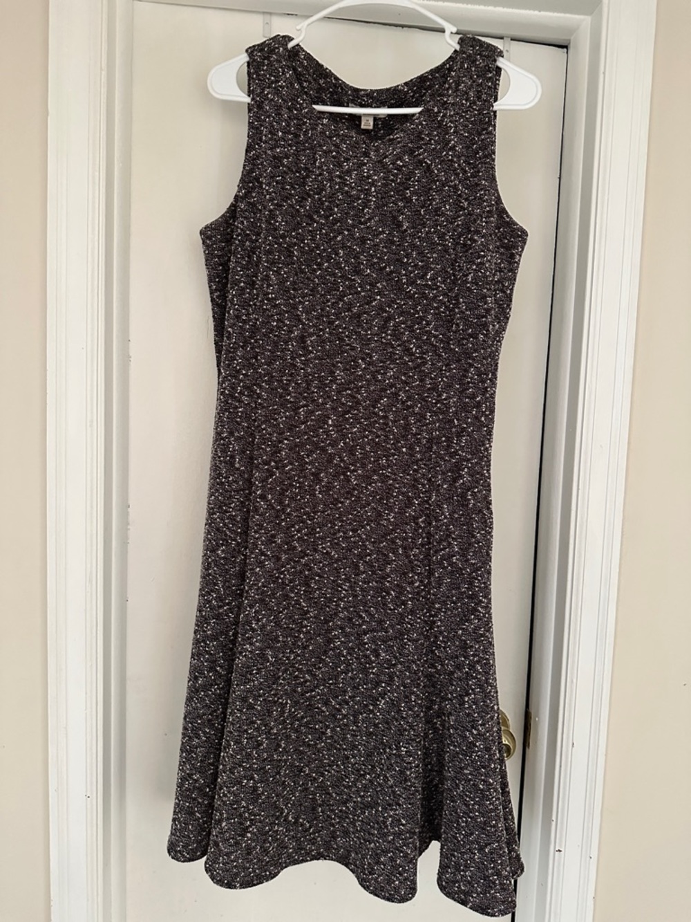 New York & Company Eva Mendes Speckled Knit Midi Dress